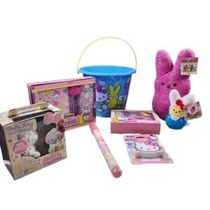 Hello Kitty Easter Bundle Plush & Play Set in Pink and Blue